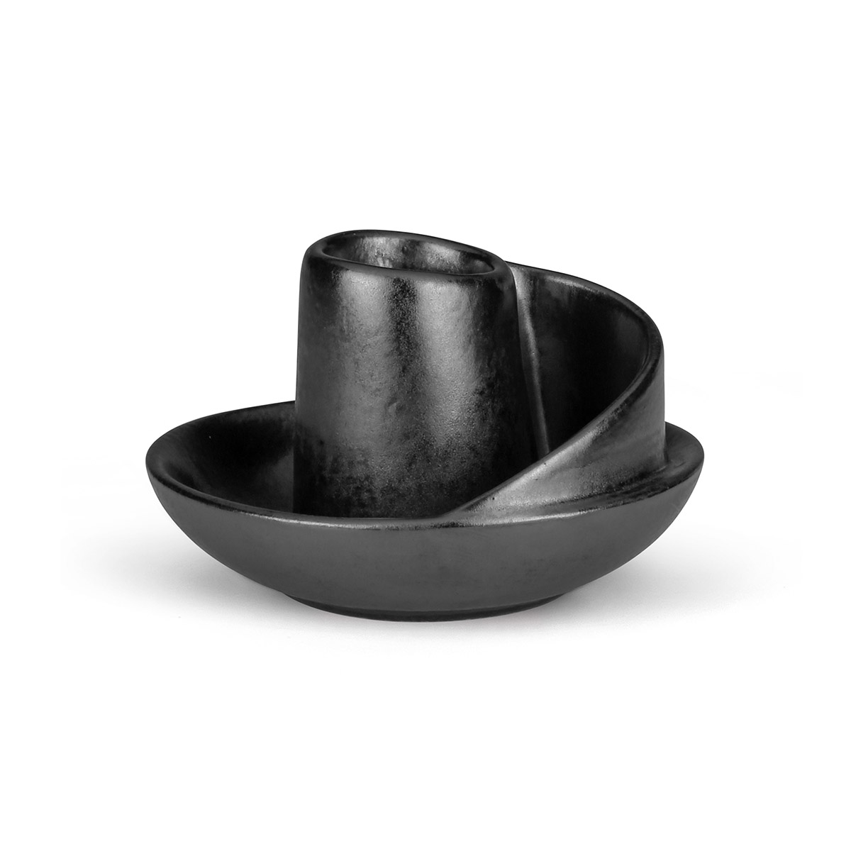 Schale für Räucherbündel schwarz Schale für Räucherbündel schwarz