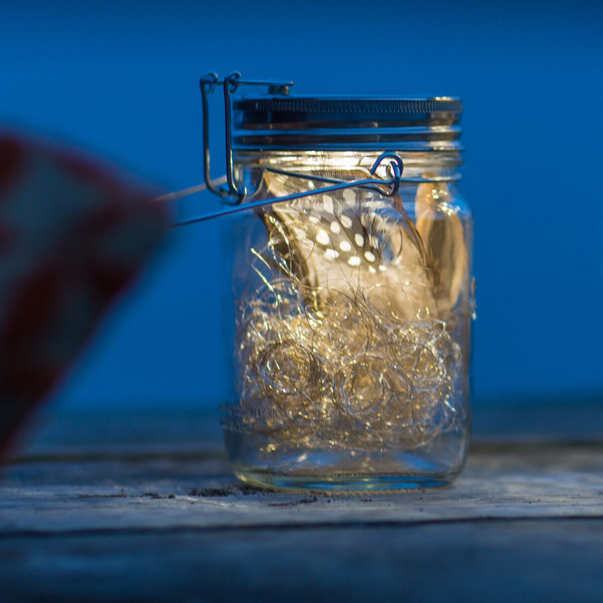 9715-00-C Mini Sonnenglas mit Solarmodul