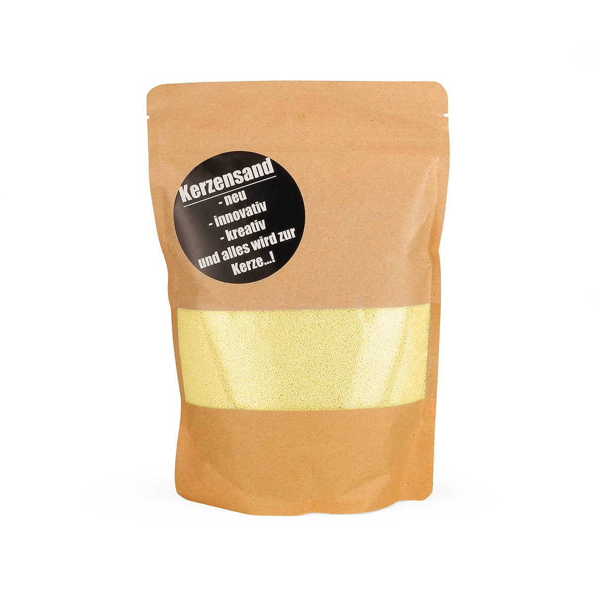 Candle sand vanilla 400 g with wick - make candles without melting wax
