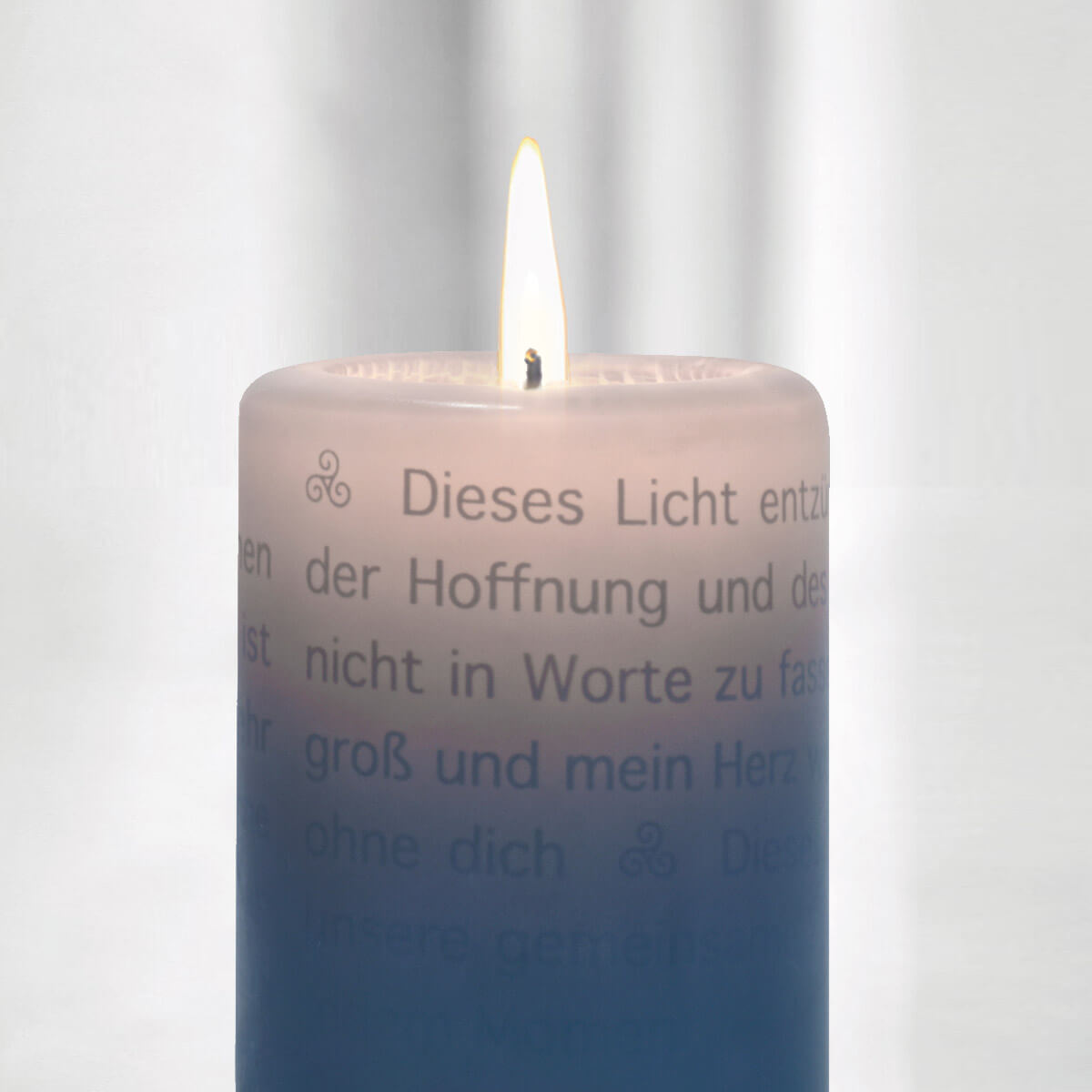 Wortlichtkerze - Das Licht für dich