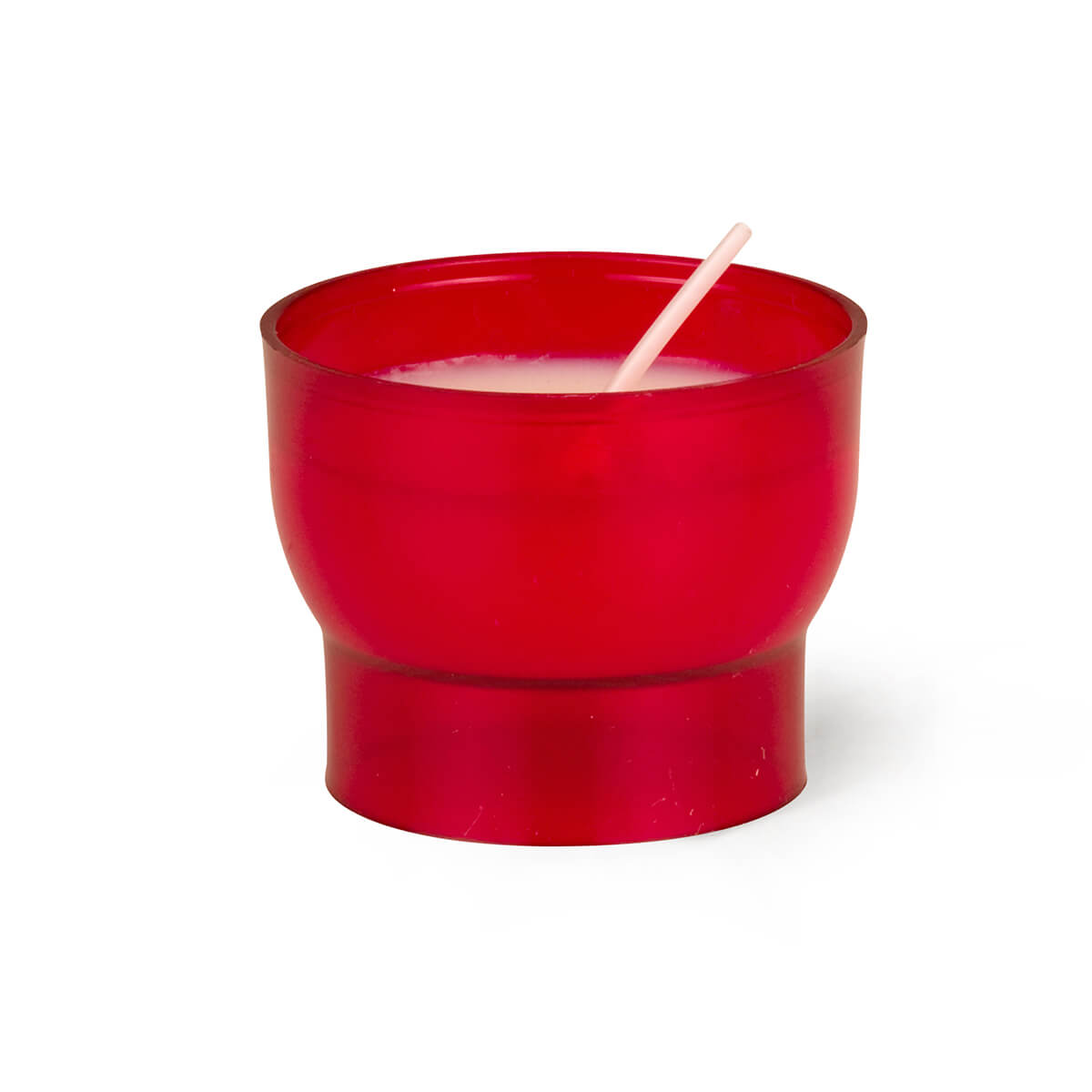 3327-00-A Opferlicht pflanzlich - No. 3 - rot - 4h - Muster