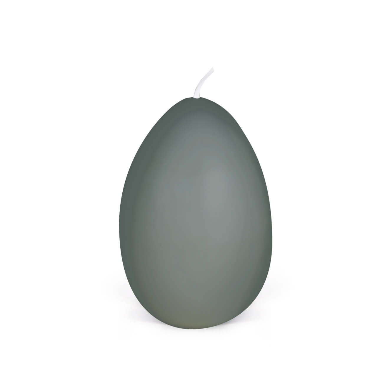 Eierkerzen - 90/60 mm - in 33 Farben -09 anthrazit