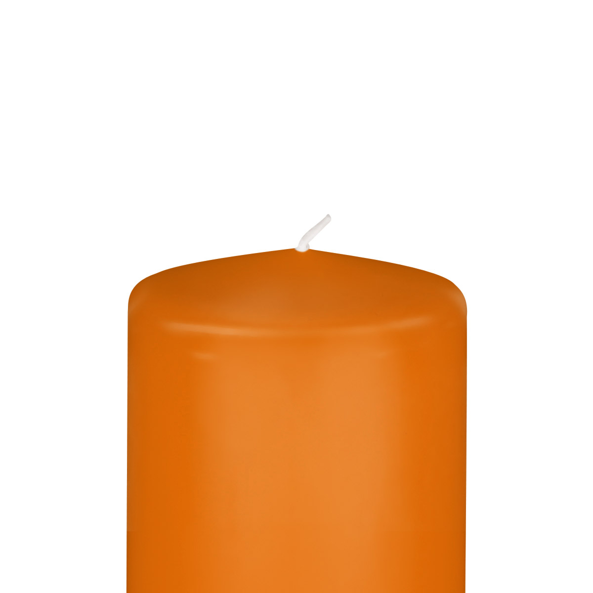 Kaminkerzen – 80 mm Durchmesser - in 12 Farben - 23 mandarin - 600 mm