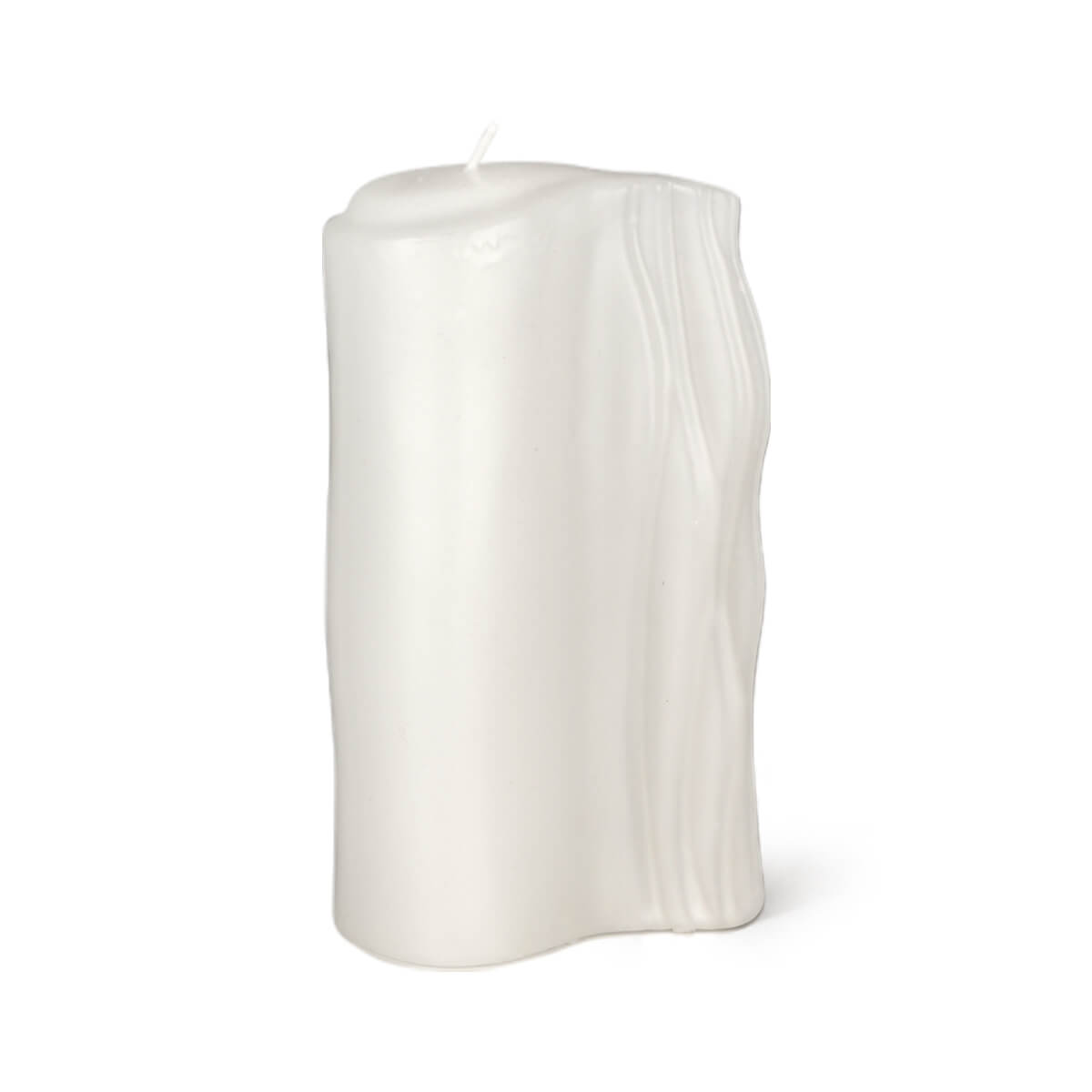 4753-00-A Formkerze Wasser – 200/130/75 mm - 20 wollweiss