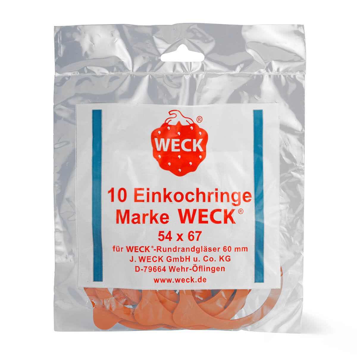 Einkochringe für Weckgläser – Beutel à 10 Stück