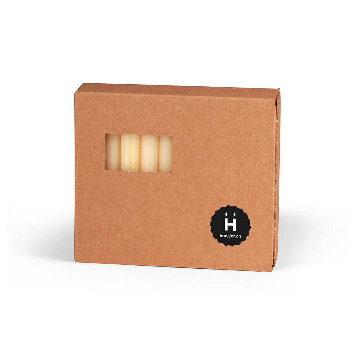 Christbaumkerzen Rustic - durchgefärbt - 92/13 mm - in 16 Farben -  11 elfenbein Christbaumkerzen Rustic - durchgefärbt - 92/13 mm - in 16 Farben -  11 elfenbein