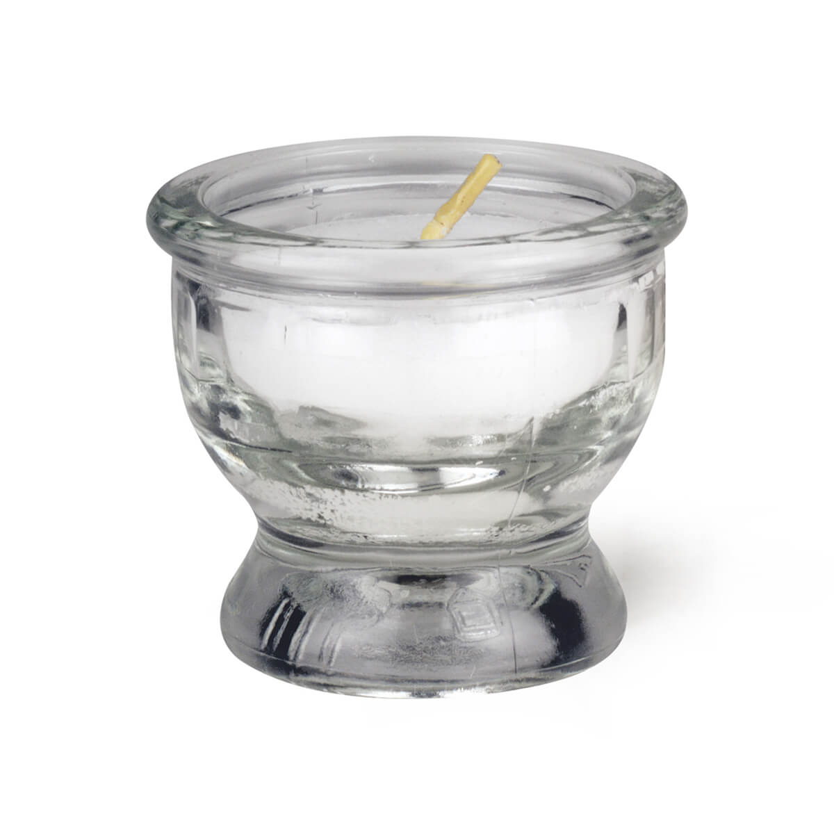 3198-00-A Glasopferlicht konisch - weiss - Muster