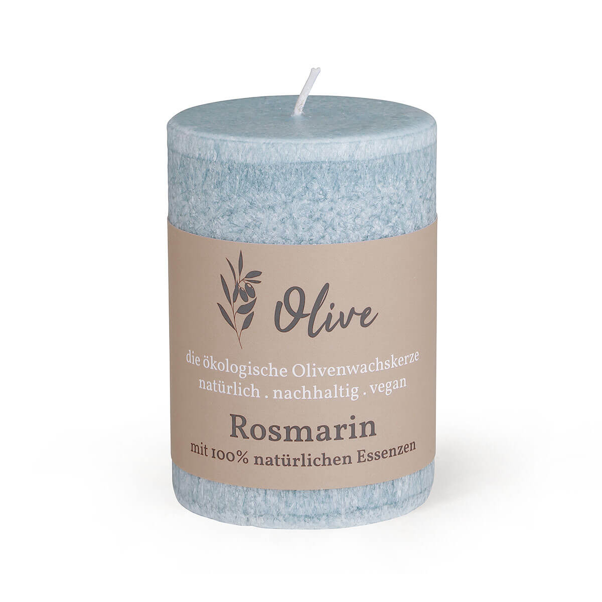 Duftkerze Schulthess aus Olivenwachs-Stearin – 100/65 mm – Rosmarin – rein natürliche Öle – vegan  Duftkerze Schulthess aus Olivenwachs-Stearin – 100/65 mm – Rosmarin – rein natürliche Öle – vegan