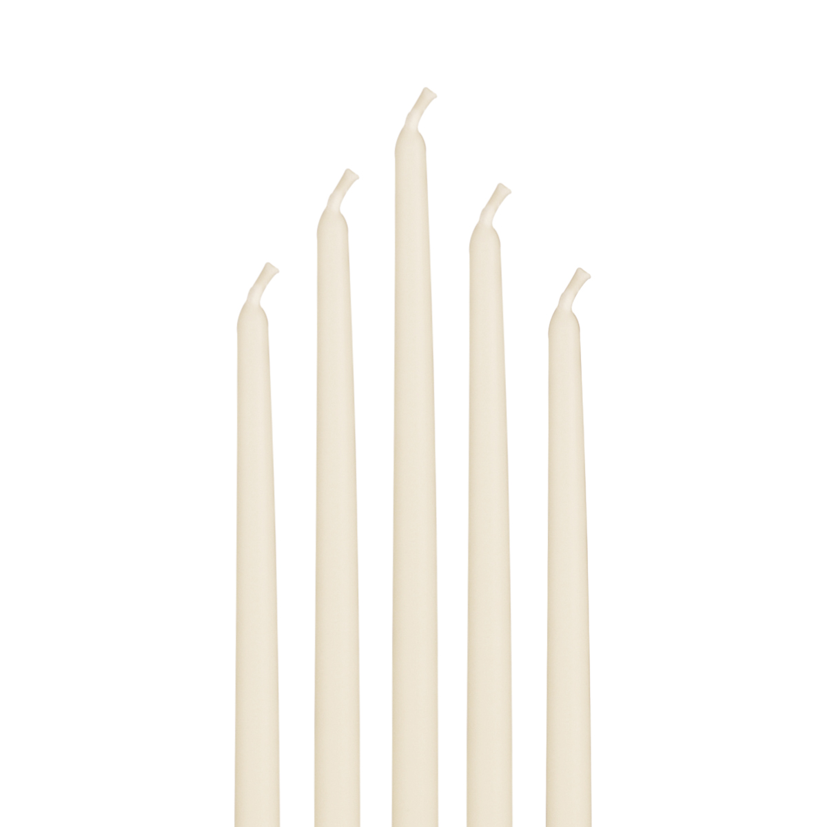 3014-00-A Spitzkerzen elfenbein konisch