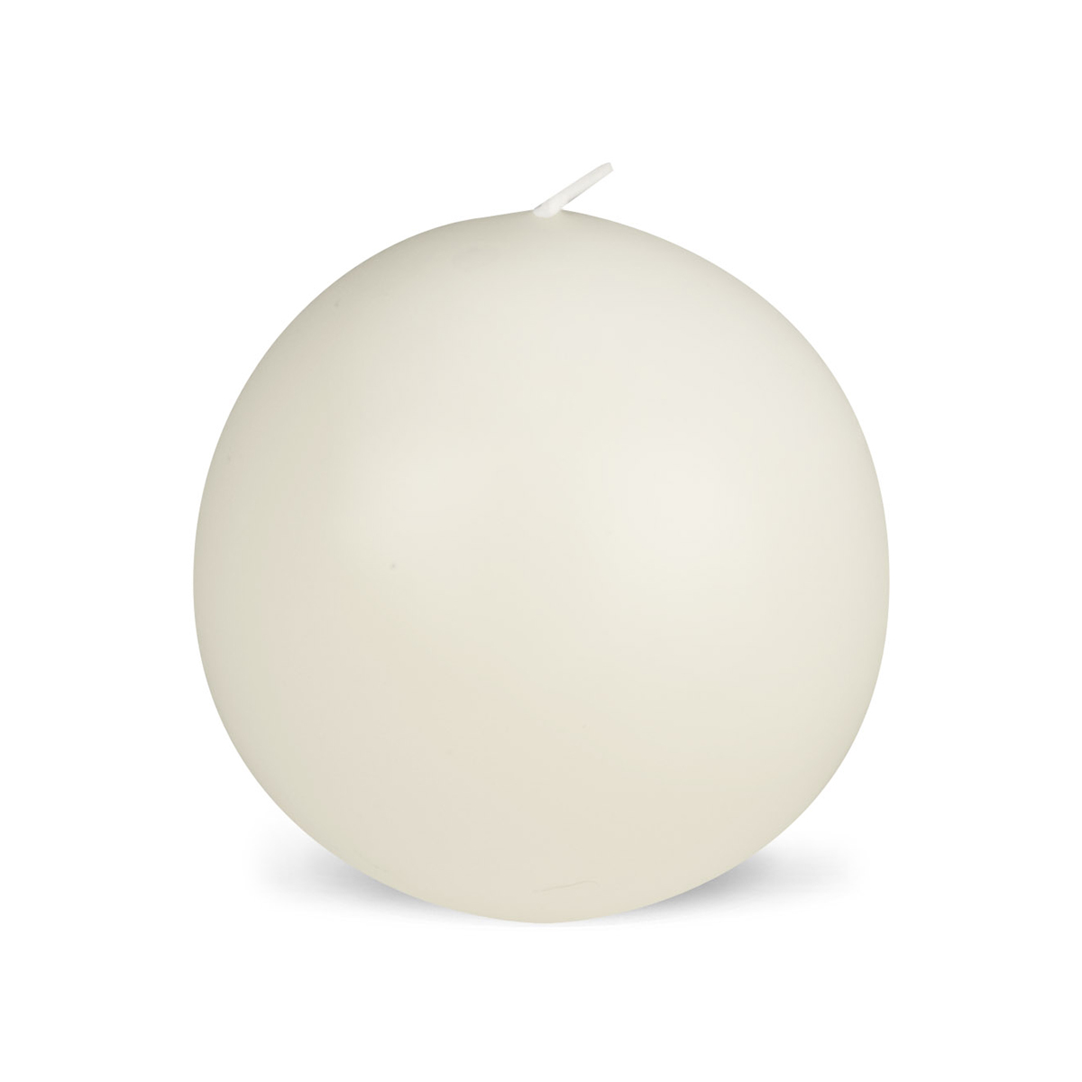 Kugelkerzen - 100 mm - in 33 Farben - 20 wollweiss