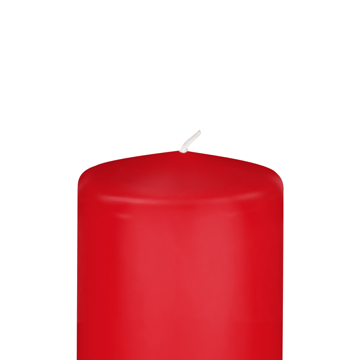Zylinderkerzen – 80 mm Durchmesser - in 33 Farben - 300 mm - 25 rot