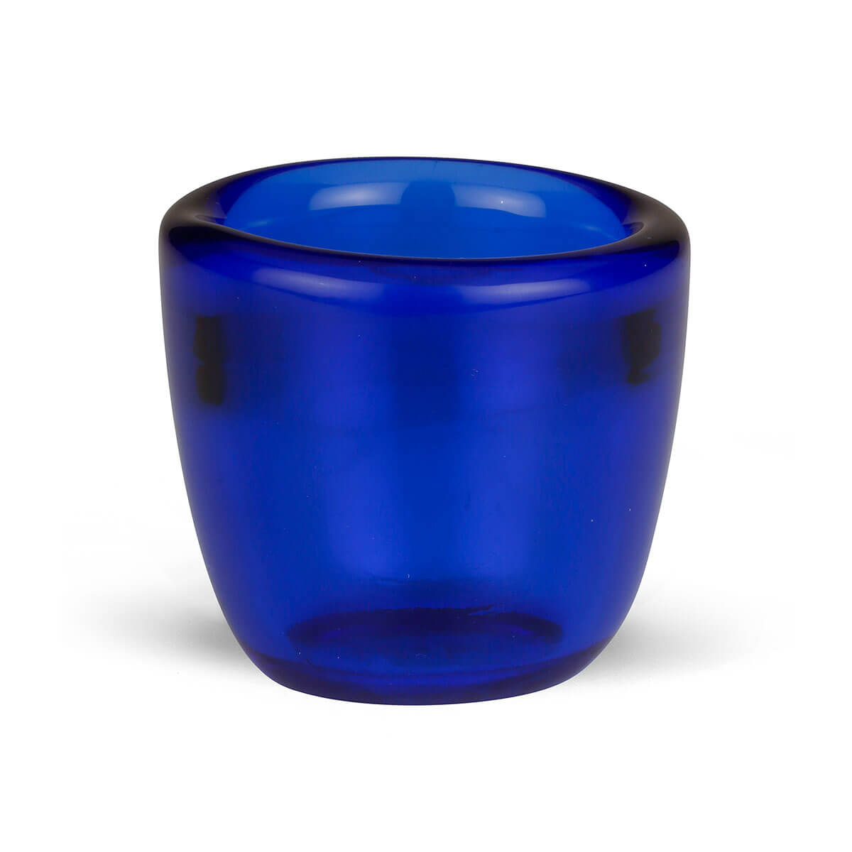 Teelichtglas ultramarin – durchgefärbt – 60/65 mm Teelichtglas ultramarin – durchgefärbt – 60/65 mm