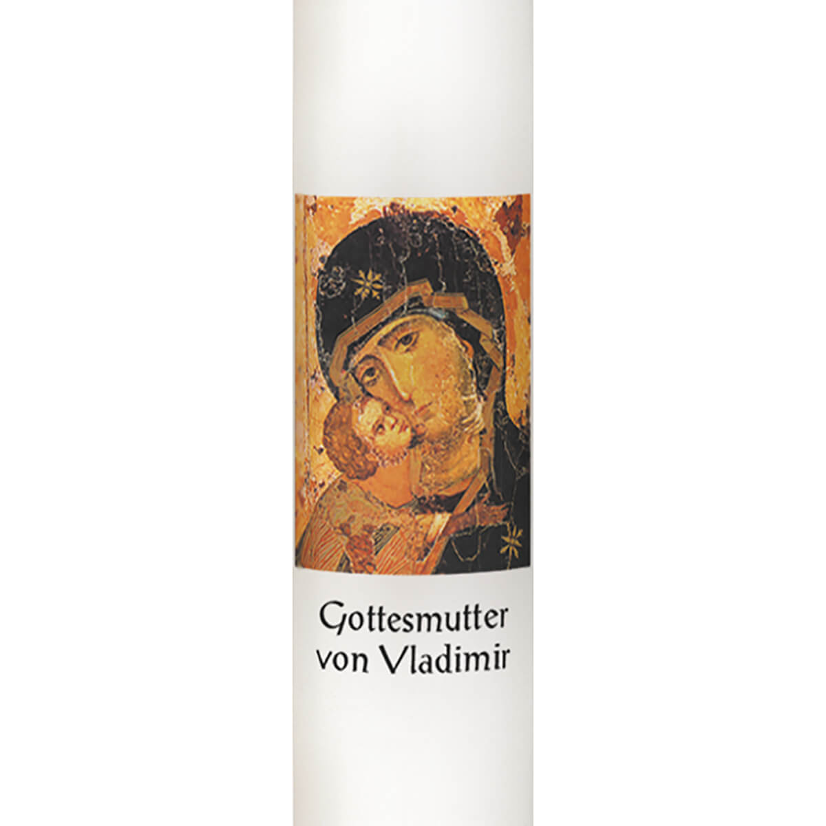 Ikonenkerze - Gottesmutter von Vladimir - 180/60 mm