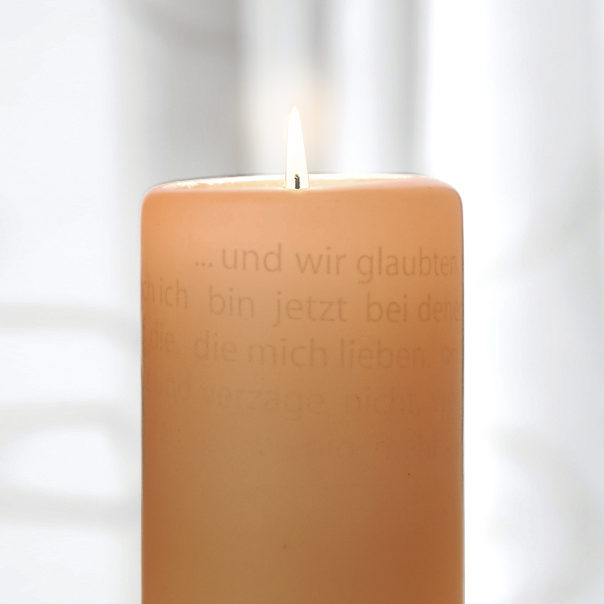 6670-00-C Wortlichtkerze Trauer