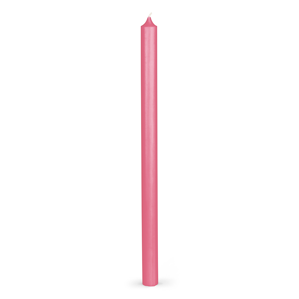 Stabkerzen Rustic - durchgefärbt - 340/21 mm - in 33 Farben - 31 pink