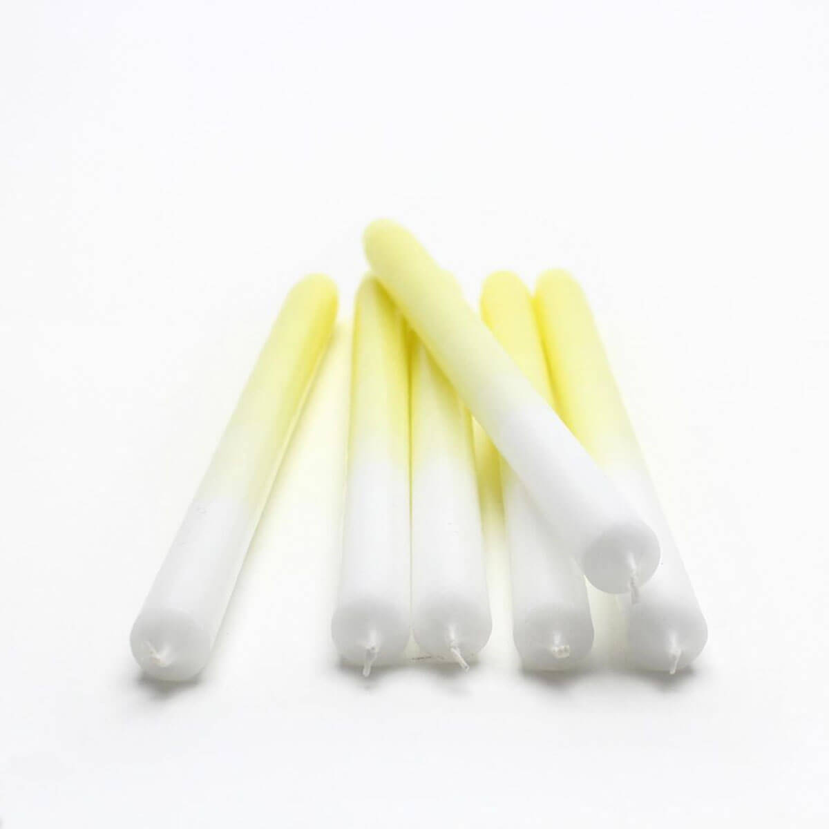 Gradient Candle – Canary Yellow