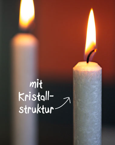 Banner Olivenwachs Stabkerzen V1 Banner Olivenwachs Stabkerzen V1