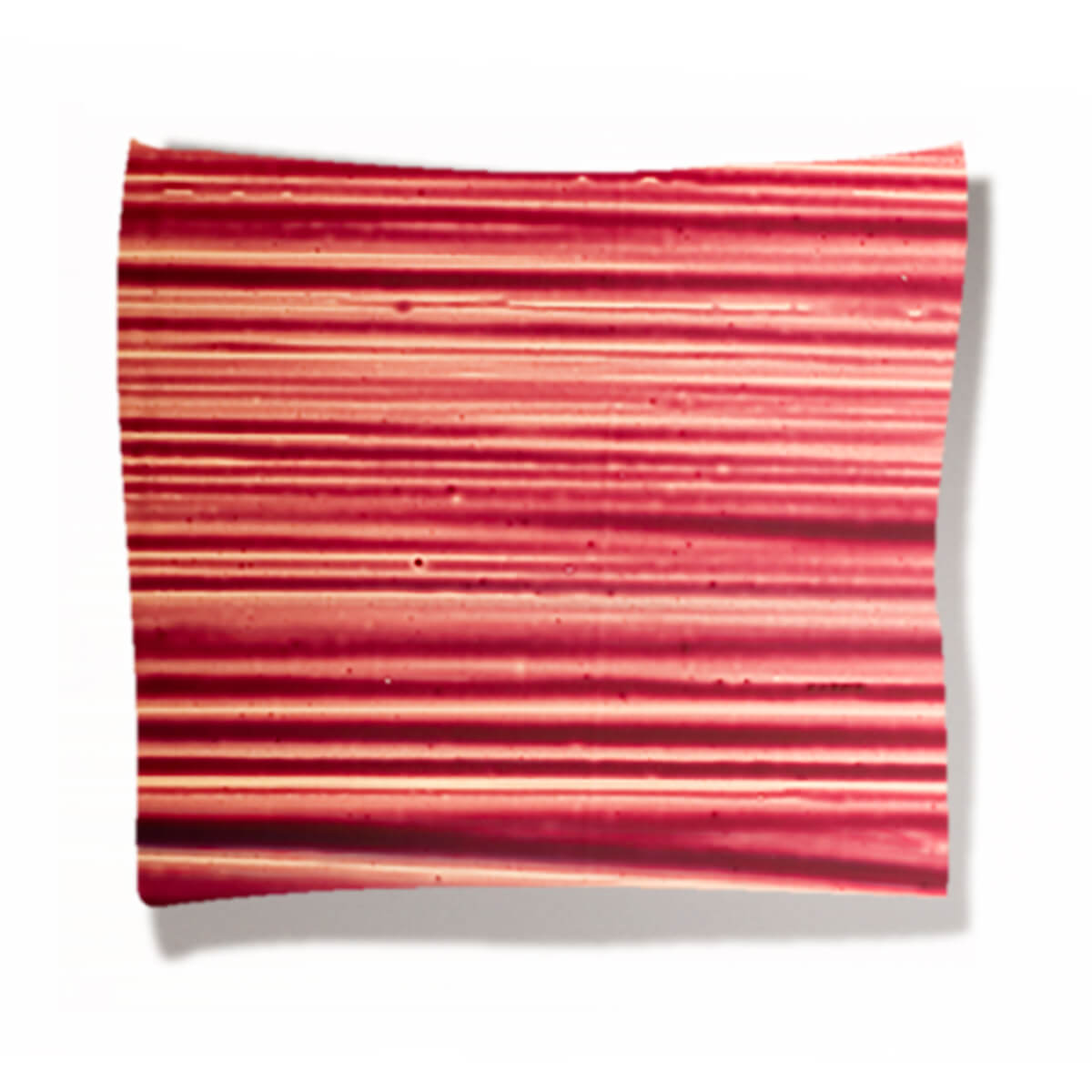 1181-00-B Wachsfolie Streifen dunkel rot/gold