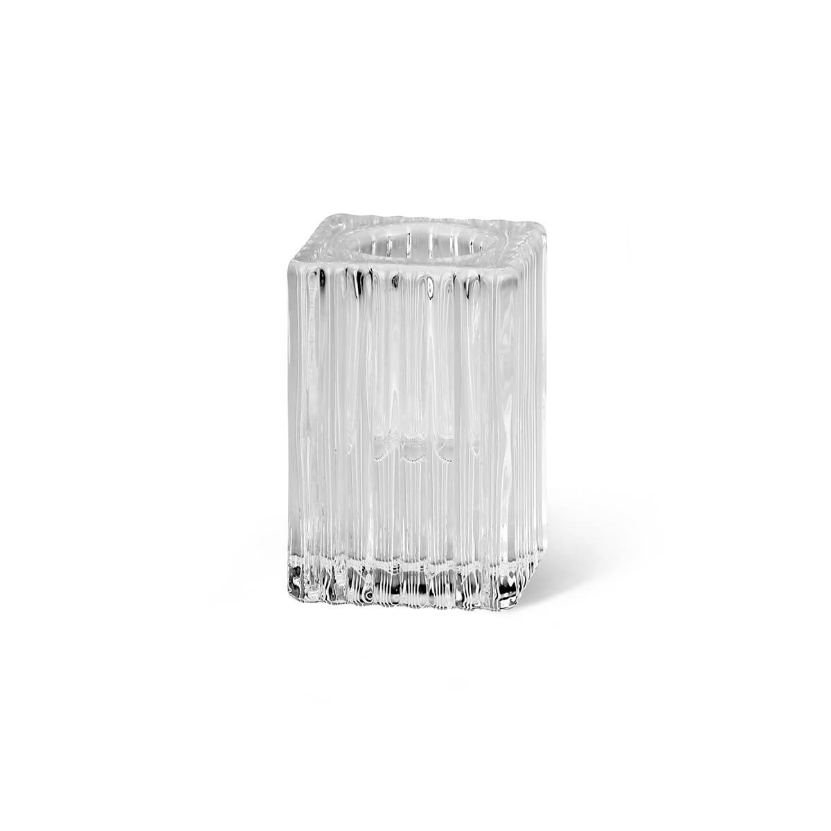 10059-00-A Kerzenständer Shine Stripes eckig