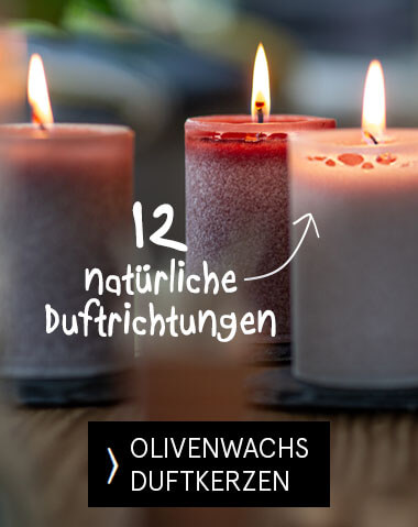 Banner Schulthess Olivenwachs-Duftkerzen  V2 Banner Schulthess Olivenwachs-Duftkerzen  V2