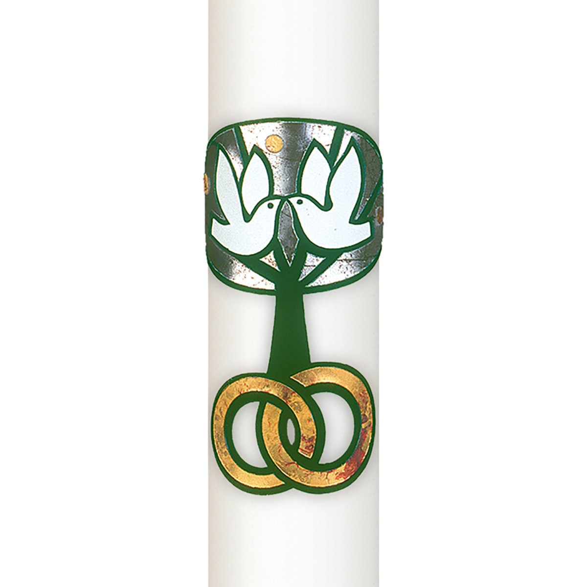 E2636 Hochzeitskerze - Baum der Liebe