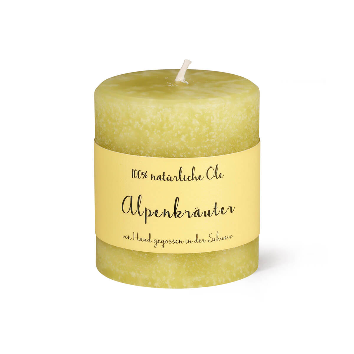 9812-00-A Duftkerze Schulthess  – 80/70 mm – Alpenkräuter – rein natürliche Öle