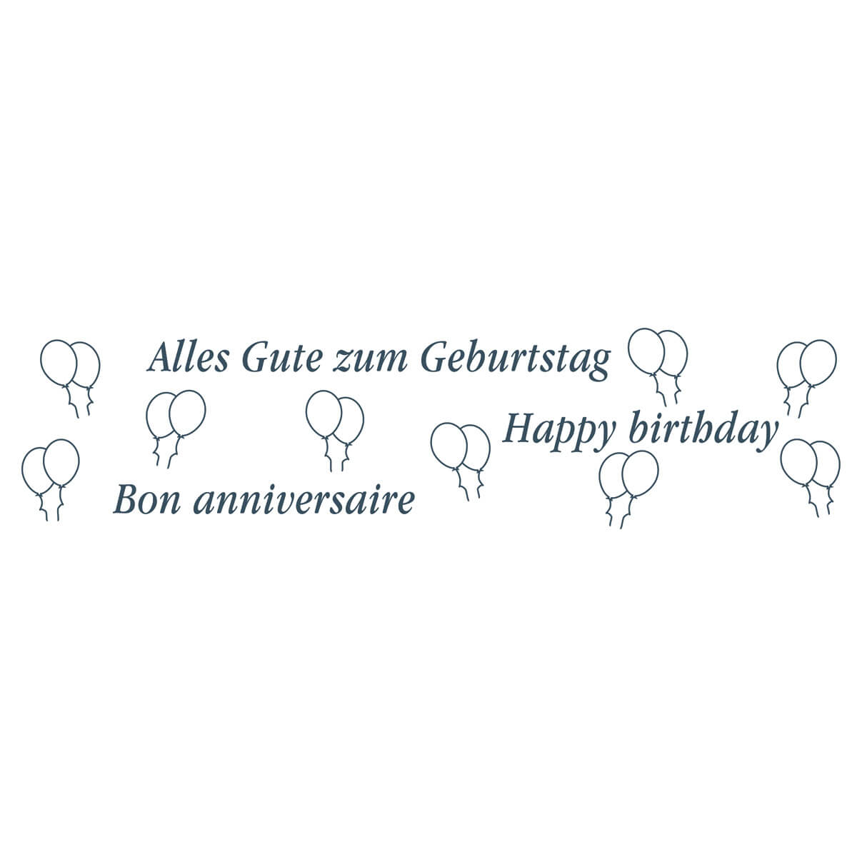 Wortlicht Mini – Zum Geburtstag