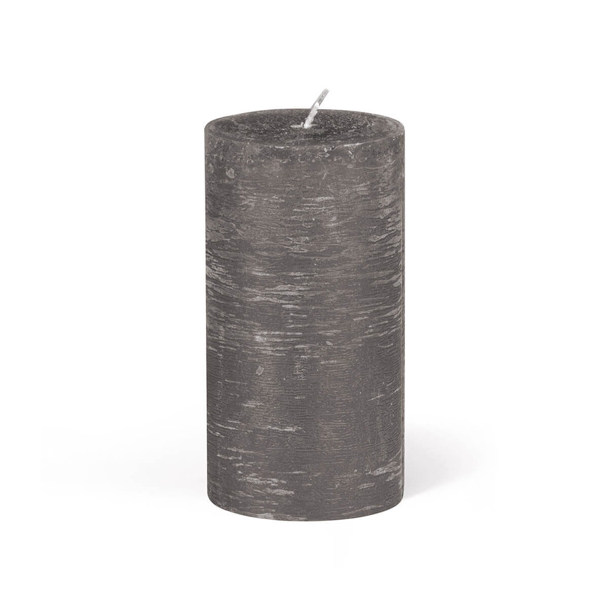 Rauhreifkerzen Zylinder 150/80 mm - in 10 Farben - durchgefärbt - 49 stein