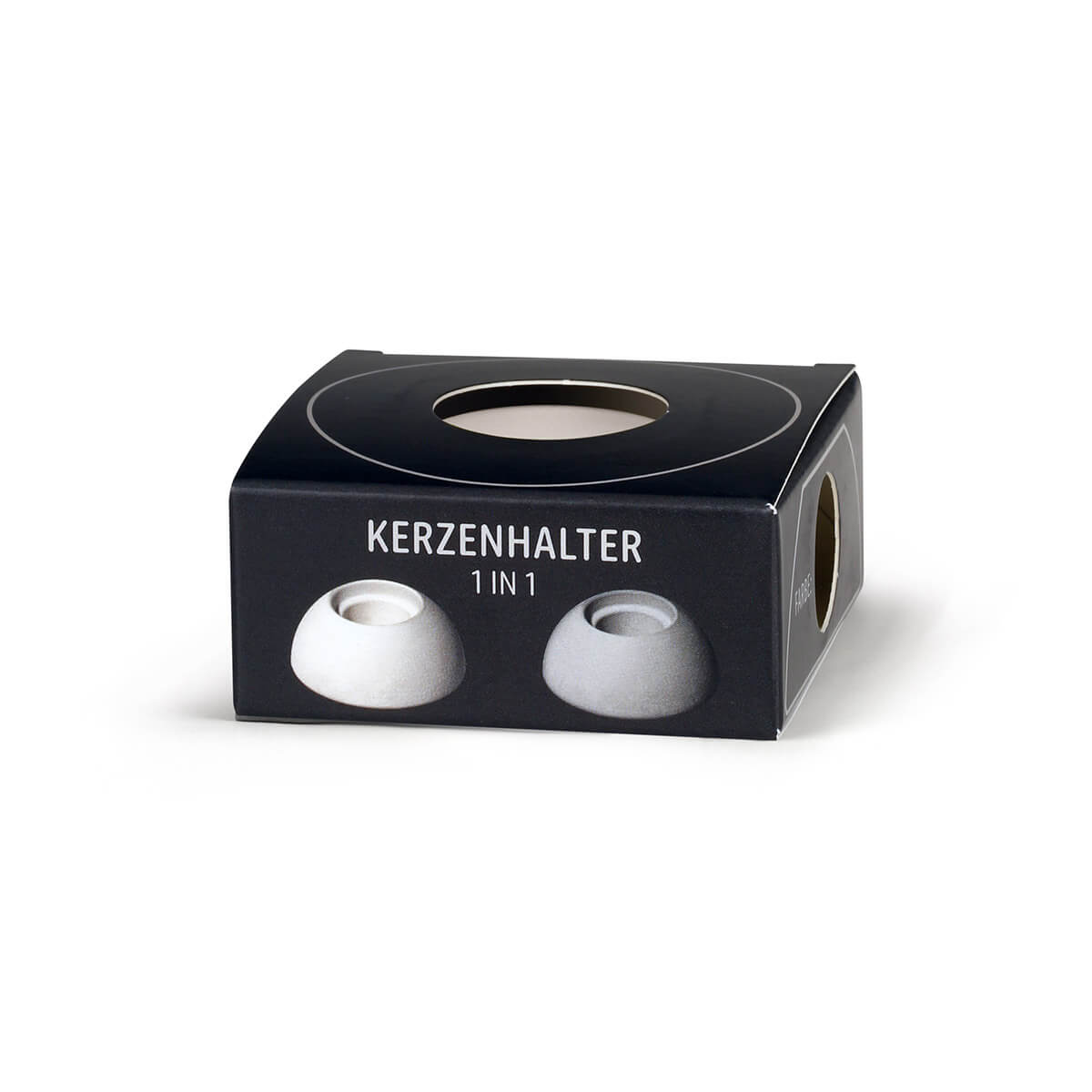 Kerzenhalter 1 IN 1 weiss