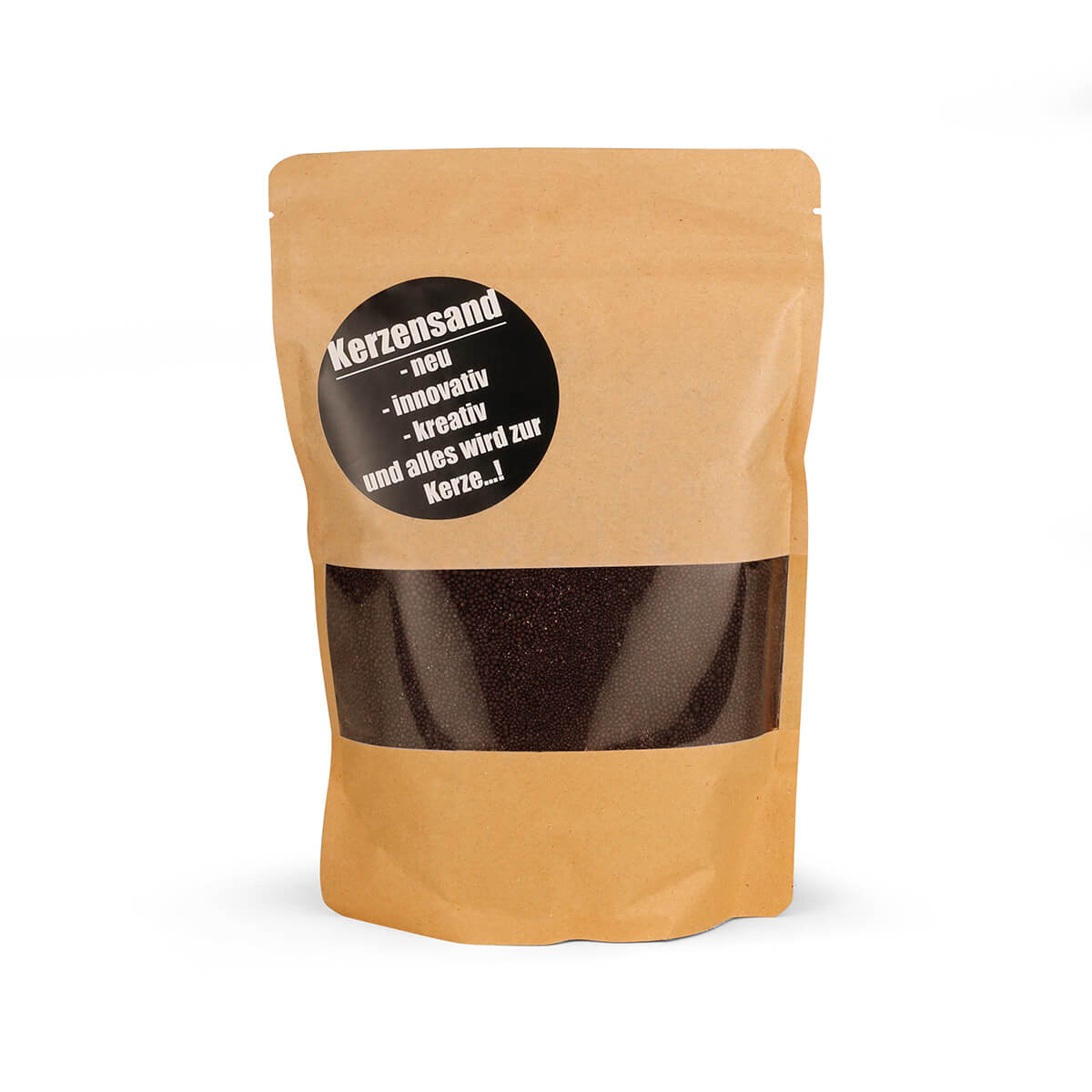 9354-00-A Kerzensand graphit 400 g mit Docht - Kerzen basteln ohne Wachs schmelzen