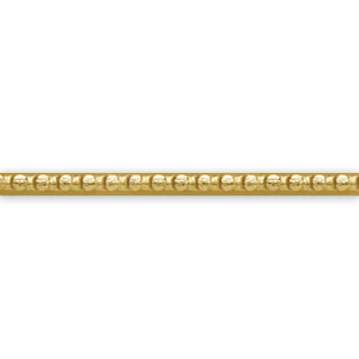 Goldstreifen Perlen - 450 x 2 mm