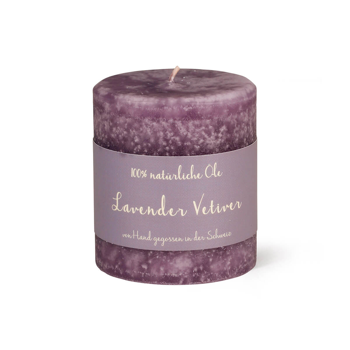 9818-00-A Duftkerze Schulthess  – 80/70 mm – Lavender Vetiver – rein natürliche Öle