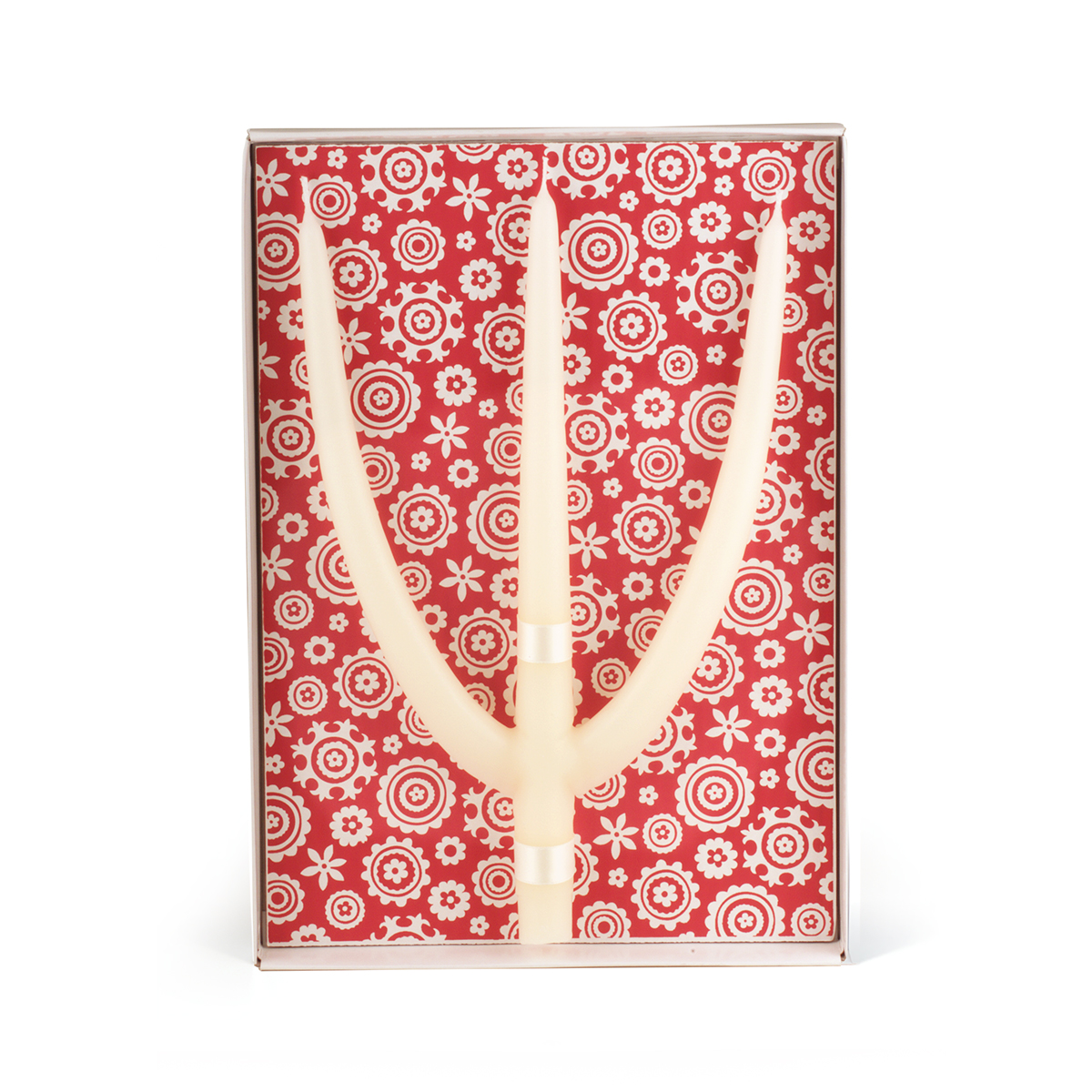 9042-00-A Candelina elfenbein - in roter Verpackung - 1 Stk