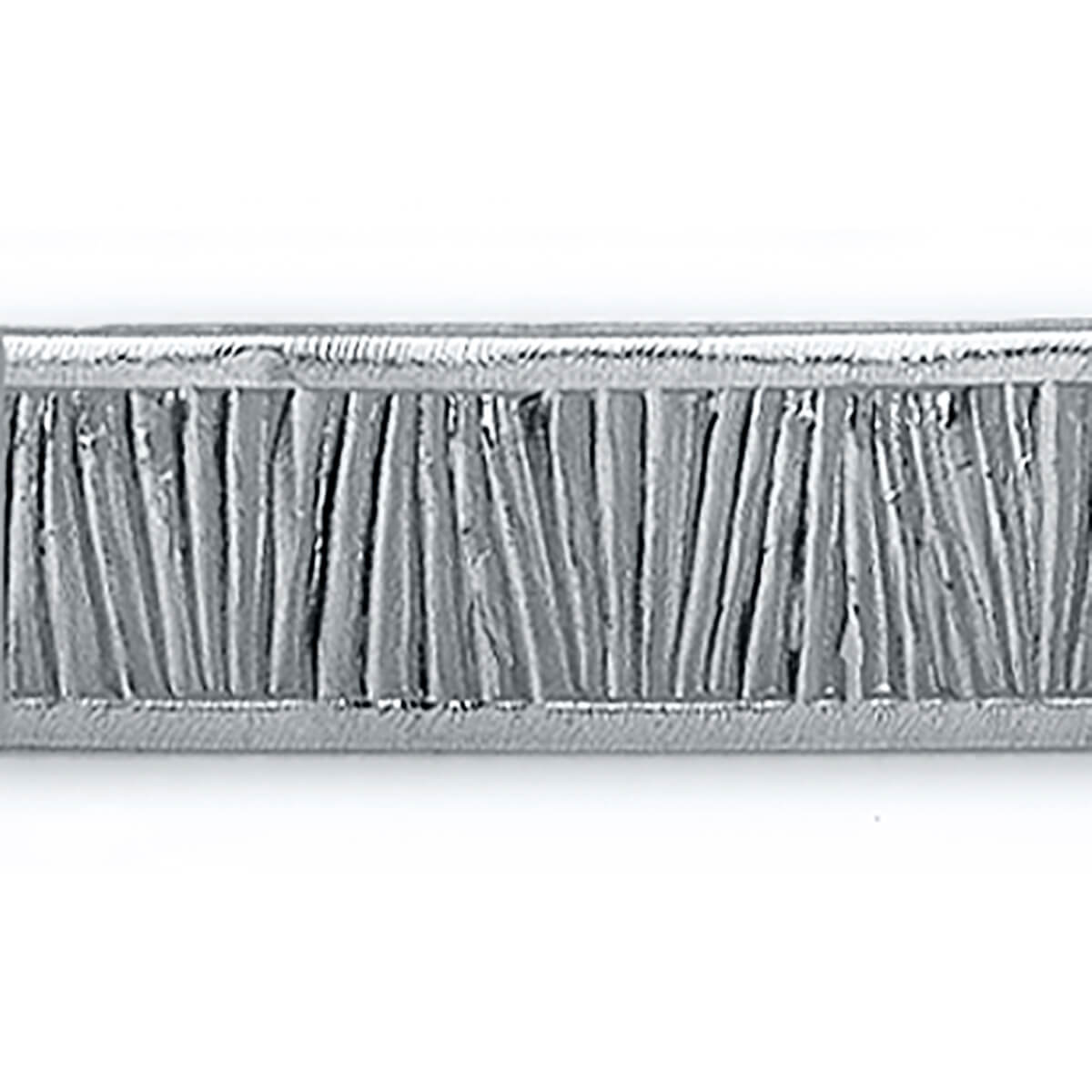 1199-00-A Silberbordüre gerillt