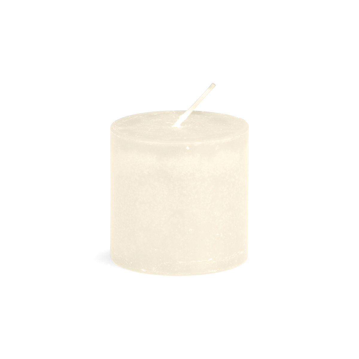 Adventskerzen - Safecandles - Zylinder 80/80 mm - in 7 Farben - 20 wollweiss