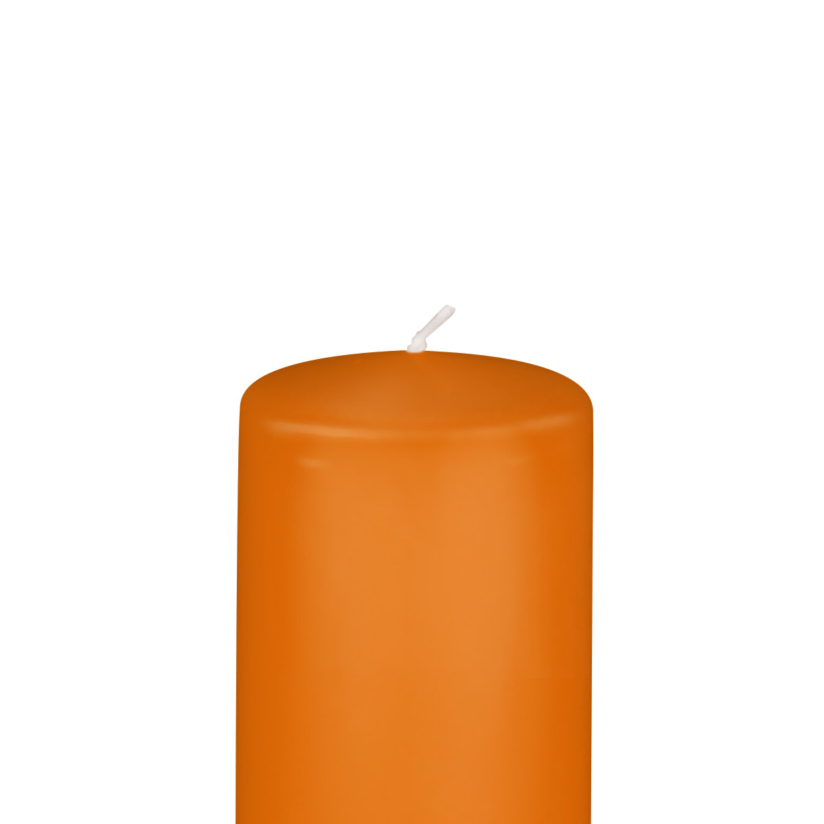 Zylinderkerzen – 60 mm Durchmesser - in 33 Farben - 23 mandarin - 140 mm