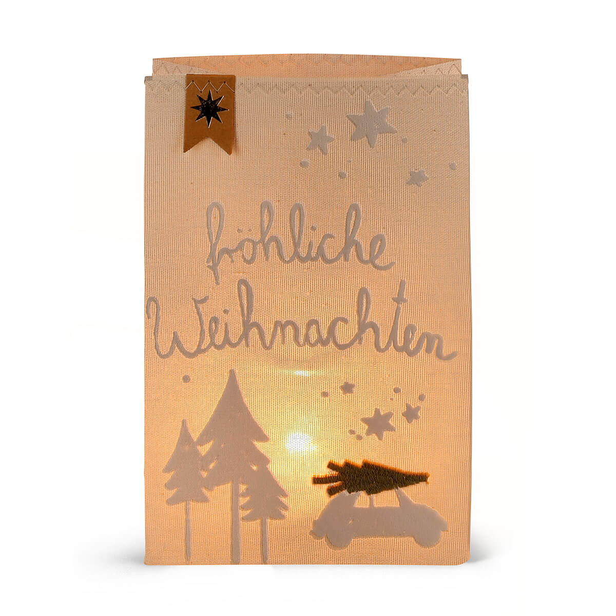 Lichtbeutel Fröhliche Weihnacht