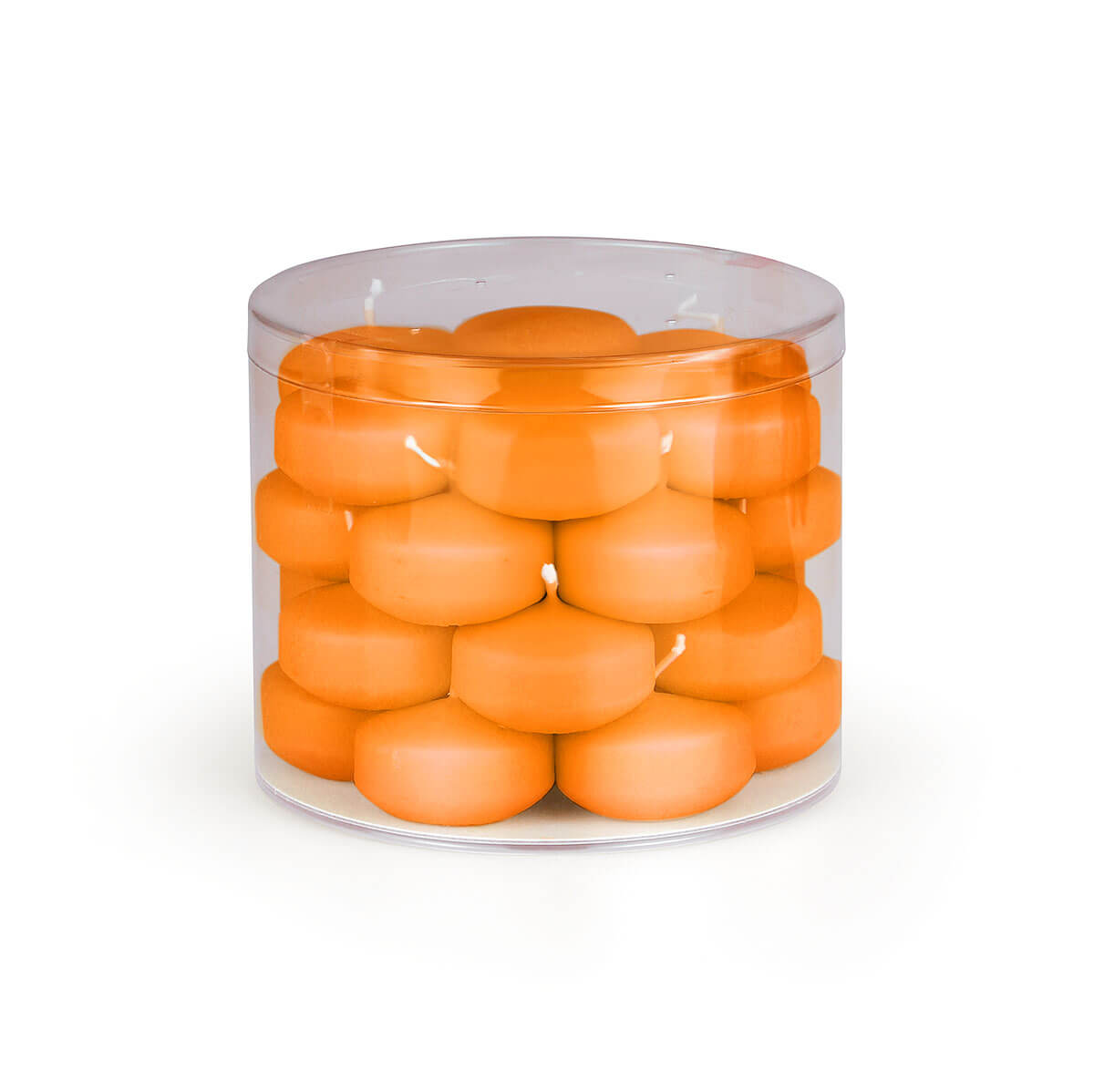 Schwimmkerzen 30/50 mm – safran – Dosen à 28 Stück Schwimmkerzen 30/50 mm – safran – Dosen à 28 Stück