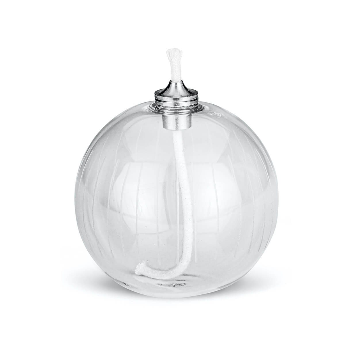 10756-00-A Öllampe Kugel S - senkrecht gestreift