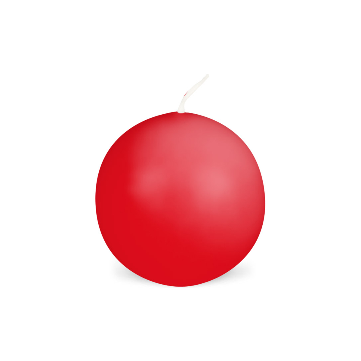 Kugelkerzen - 60 mm - in 33 Farben - 25 rot | 25 rot