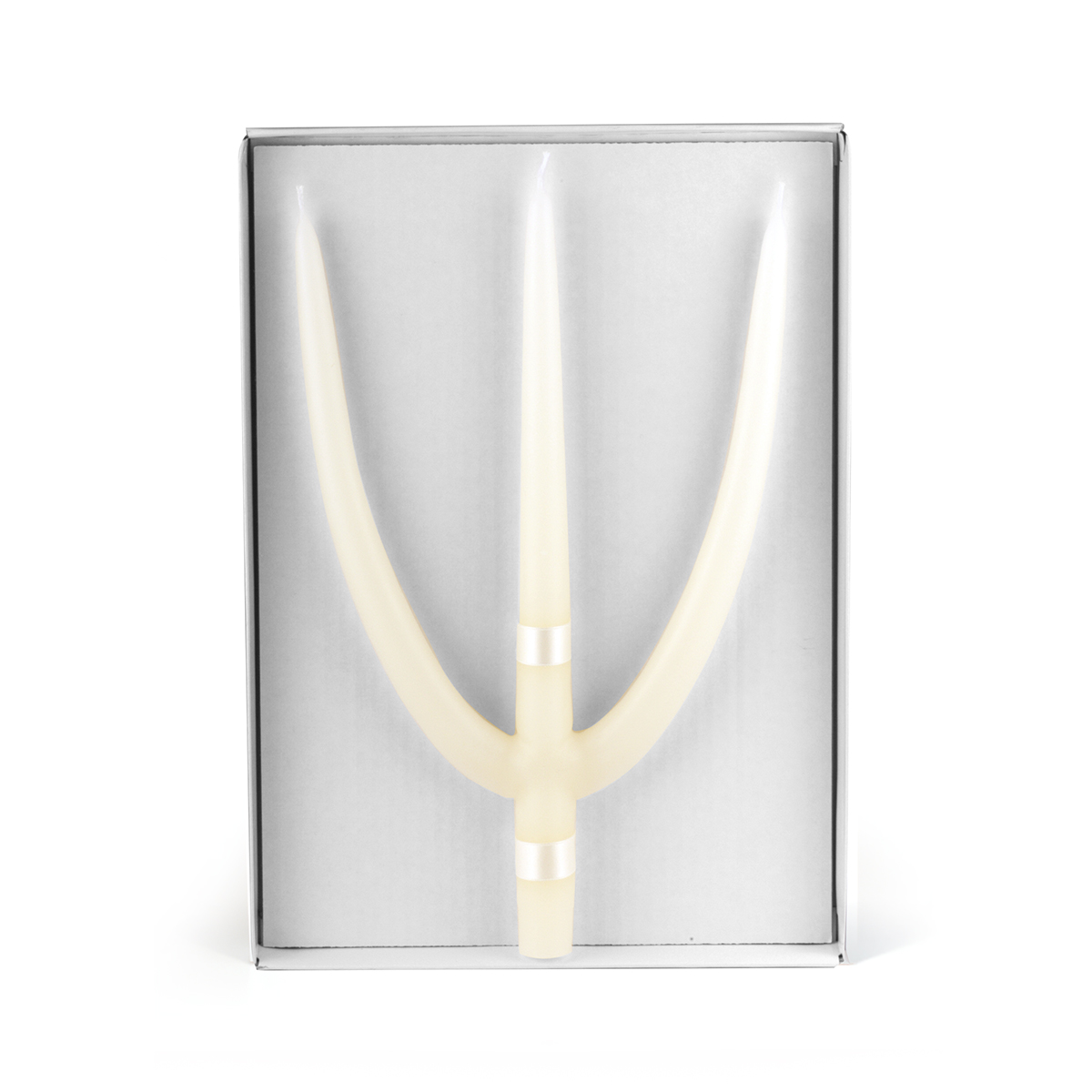 9043-00-A Candelina elfenbein - in weisser Verpackung - 1 Stk