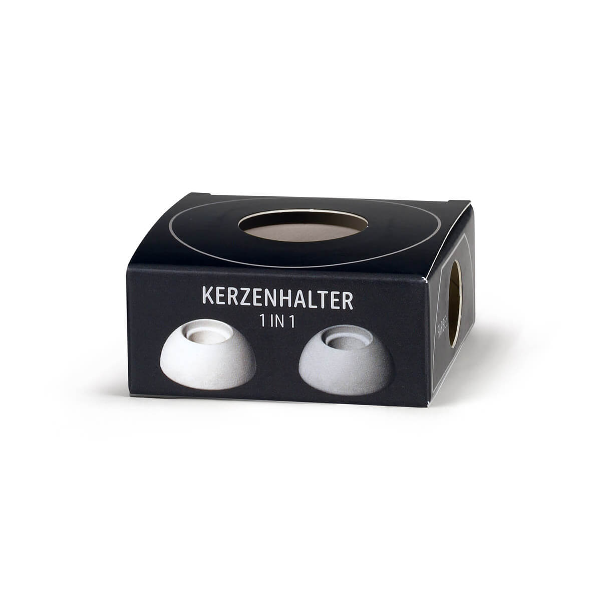 Kerzenhalter 1 IN 1 hellgrau