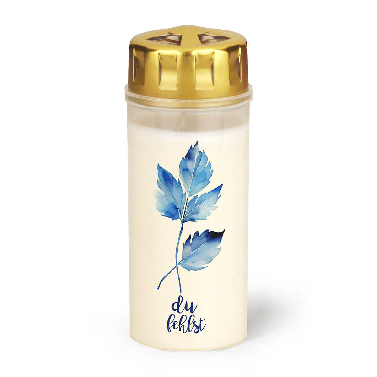 Grabkerzen mit Trauermotiv – Du fehlst Grabkerzen mit Trauermotiv – Du fehlst