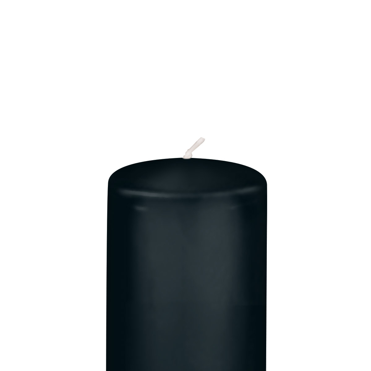 Zylinderkerzen – 60 mm Durchmesser - in 33 Farben - 70 mm - 94 schwarz