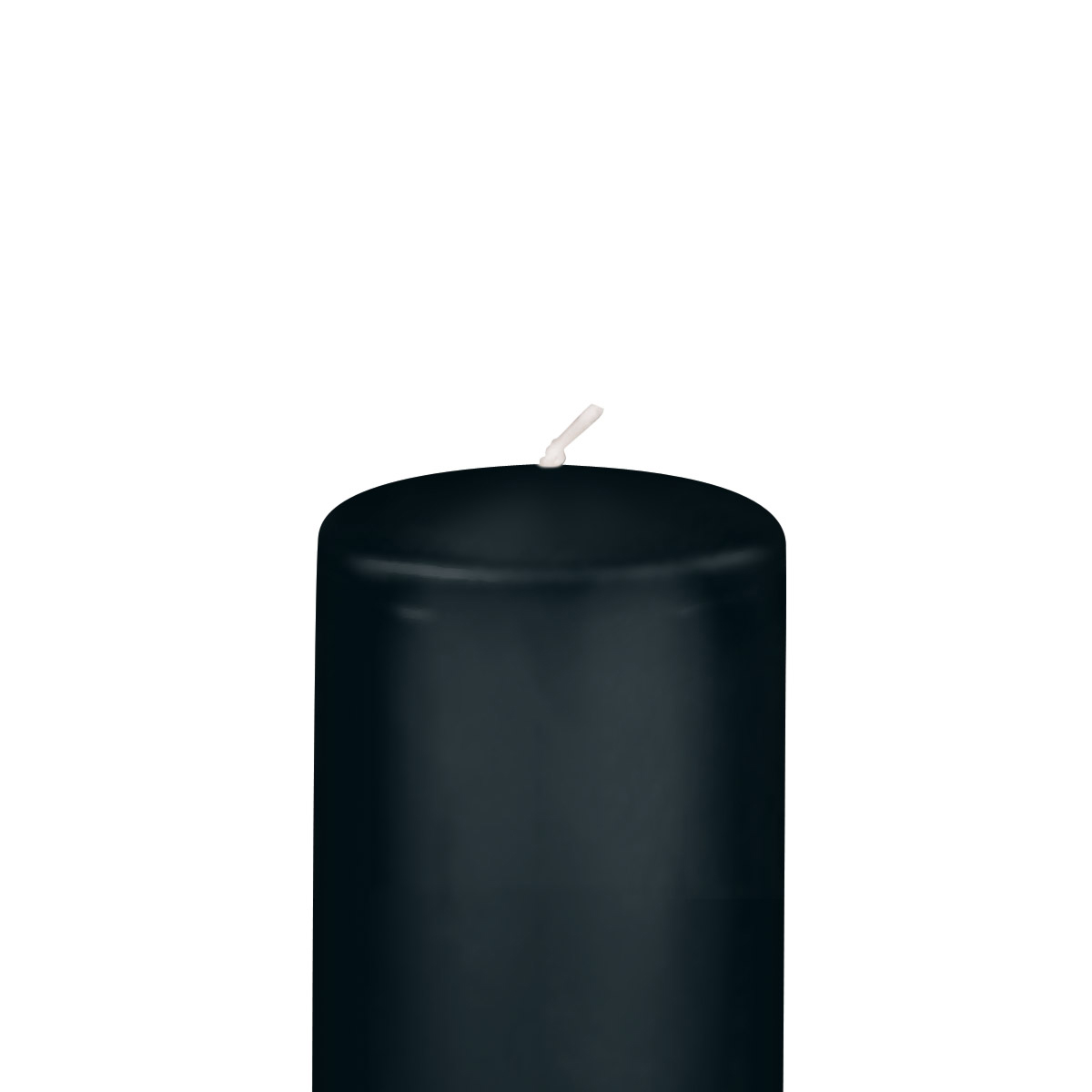Zylinderkerzen – 60 mm Durchmesser - in 33 Farben - 90 mm - 94 schwarz