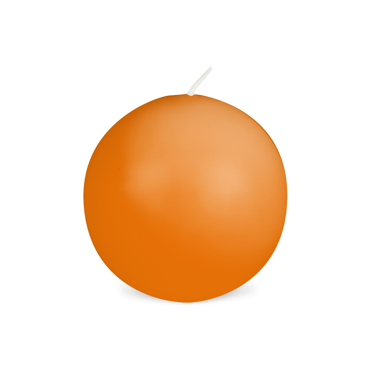 Kugelkerzen - 80 mm - in 33 Farben - 23 mandarin