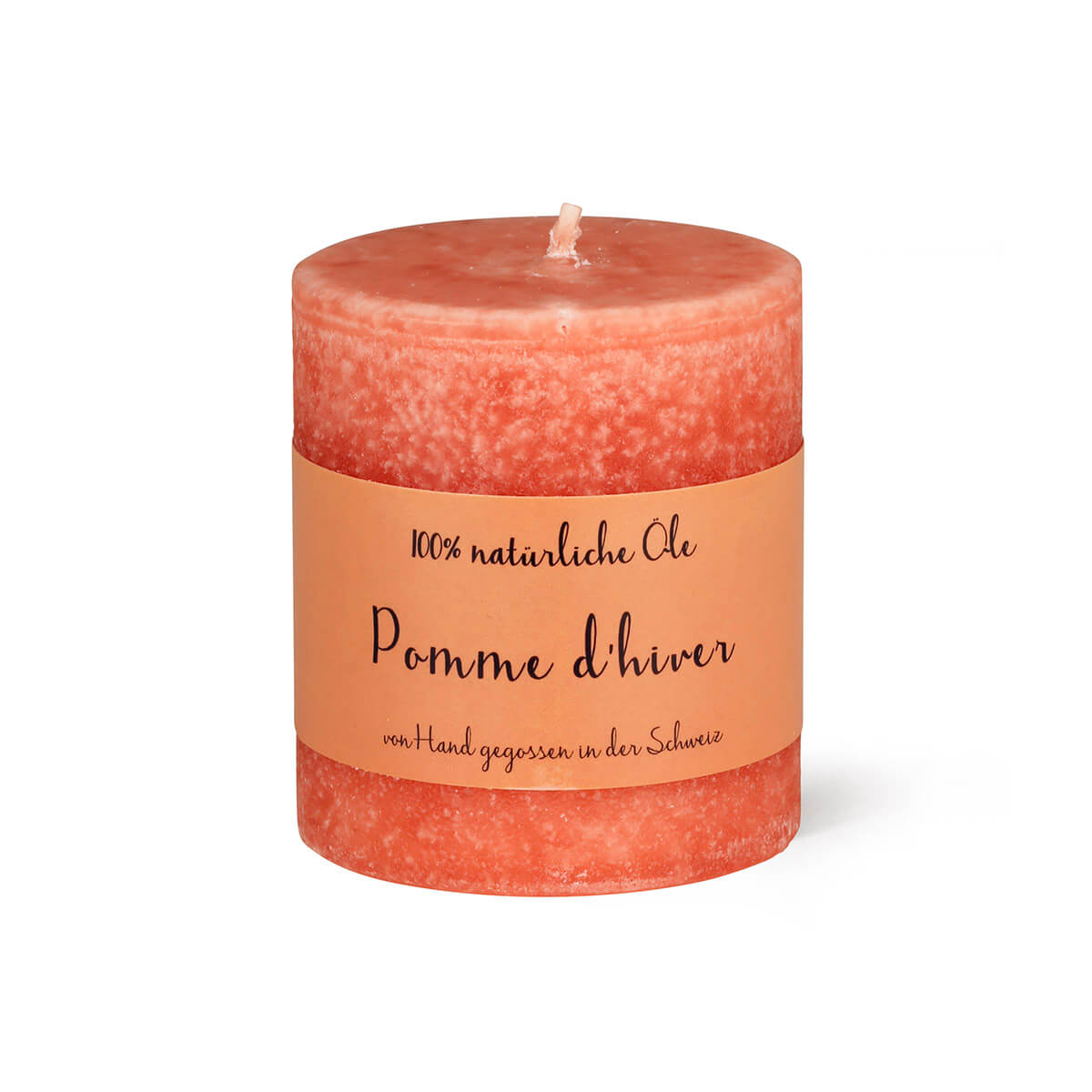 9821-00-A Duftkerze Schulthess  – 80/70 mm – Pomme d'Hiver – rein natürliche Öle