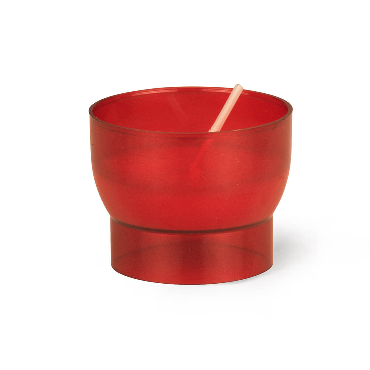 6405-00-A Opferlicht pflanzlich - No. 3 - rot - 2 h - Muster