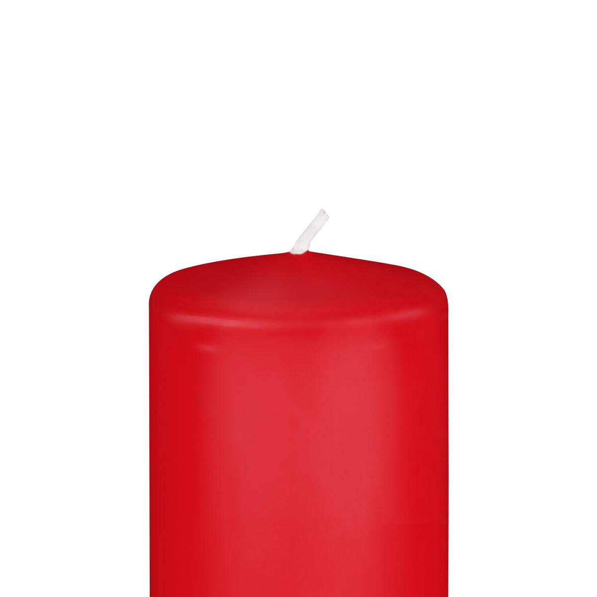 Zylinderkerzen – 70 mm Durchmesser - in 33 Farben - 90 mm - 25 rot