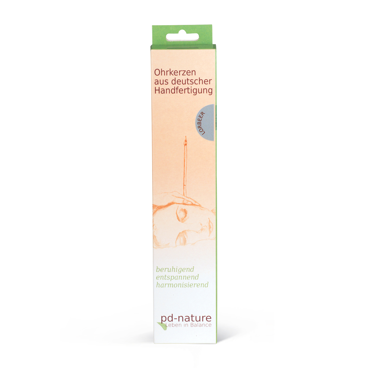 7852-00-A Ohrkerzen Lorbeer - Pack à 2 Stk